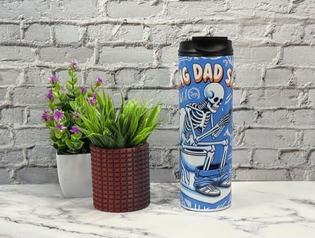Doing Dad Stuff Tumbler 20oz Skinny Tumbler Funny Father's Day Dad Gift Doing Dad Sh!t Funny Tumbler